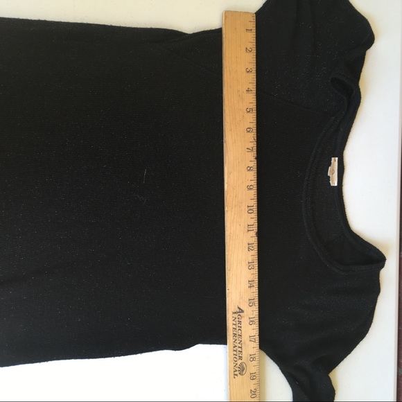 AG Black sparkling sheer blouse size medium - Picture 8 of 8